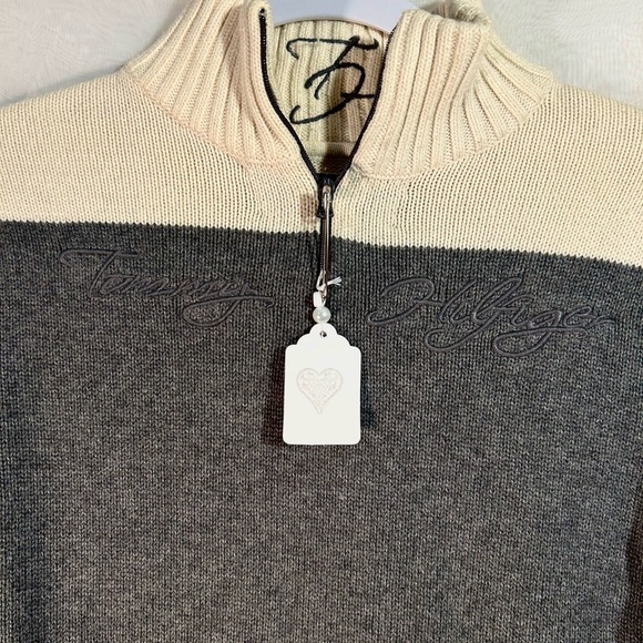 Vintage Tommy Hilfiger Quarter Zip Sweater - Picture 3 of 3